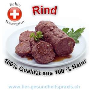 Rindfleischmenü - 100% naturbelassen und getreidefrei, auch ideal als Leckerli!
