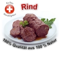 Rindfleischmenü - 100% naturbelassen und getreidefrei, auch ideal als Leckerli!